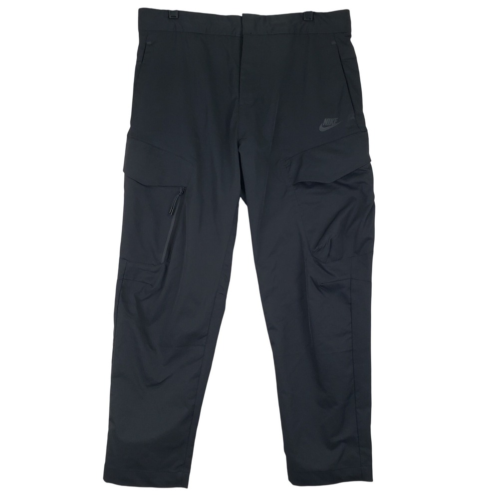 Nike Tech Pack Cargo Pants Men 34 Black Gorpcore Techwear Streetwear Athleisure
